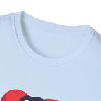 Love Heart Portrait T-Shirt Woman Face Profile