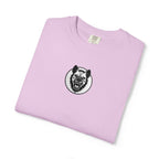 Embroidered Hyena Crest Vintage Logo T-Shirt - Minimal Animal Emblem Tee