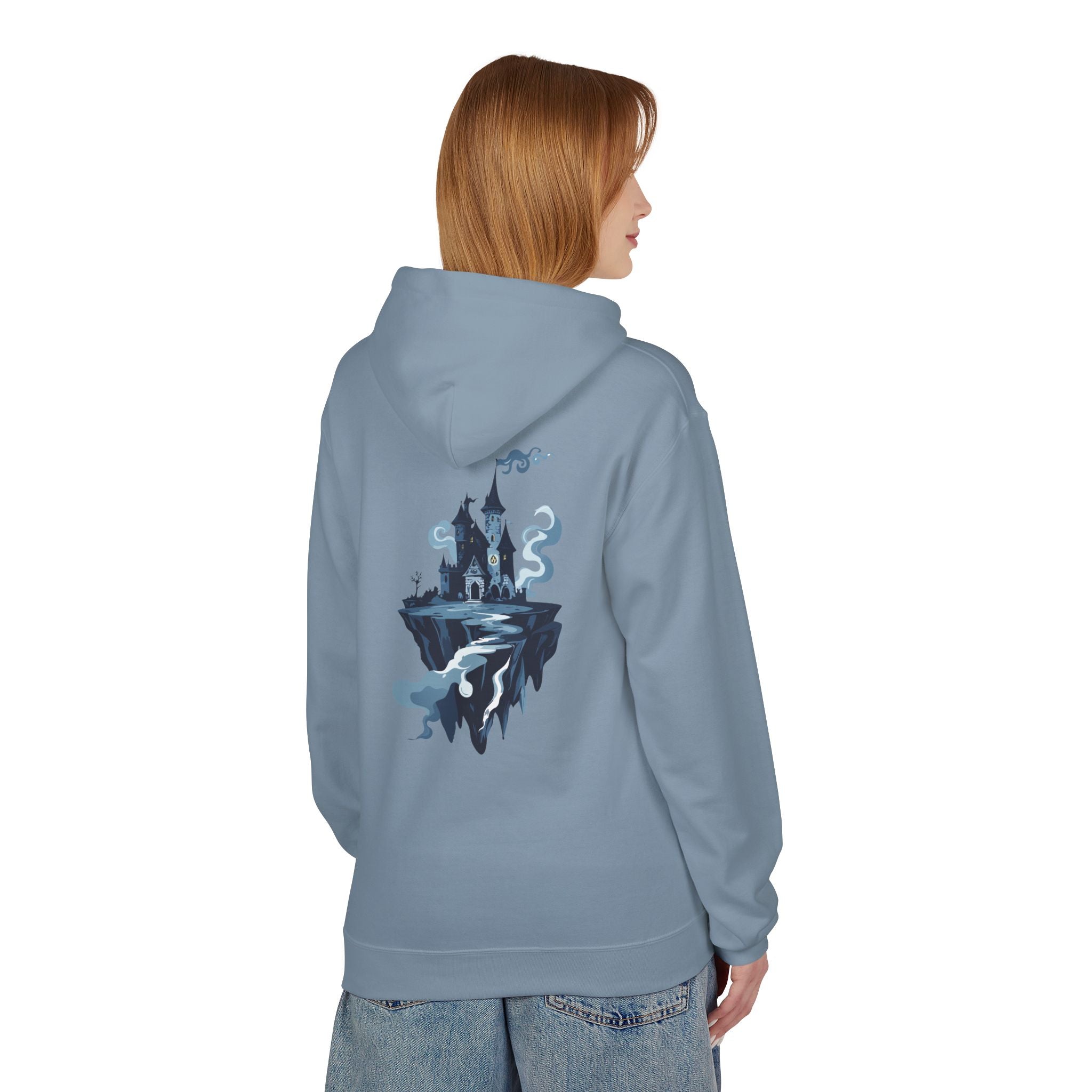 Floating Castle Hoodie Gothic Fantasy Graphic Pullover