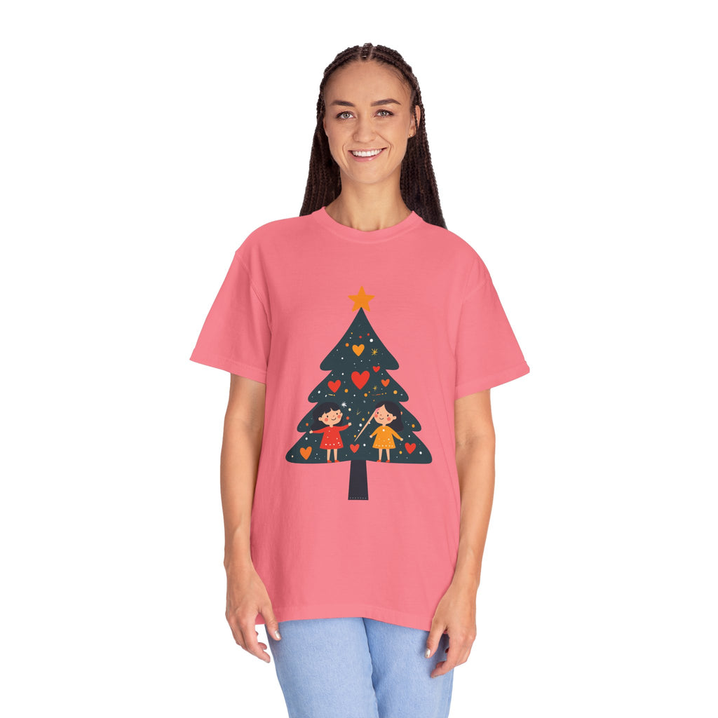 Christmas Tree Kids Graphic T-Shirt — Holiday Family Tee