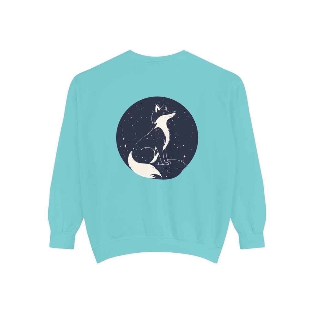 Fox Moon Sweatshirt Vintage Celestial Fox Crewneck