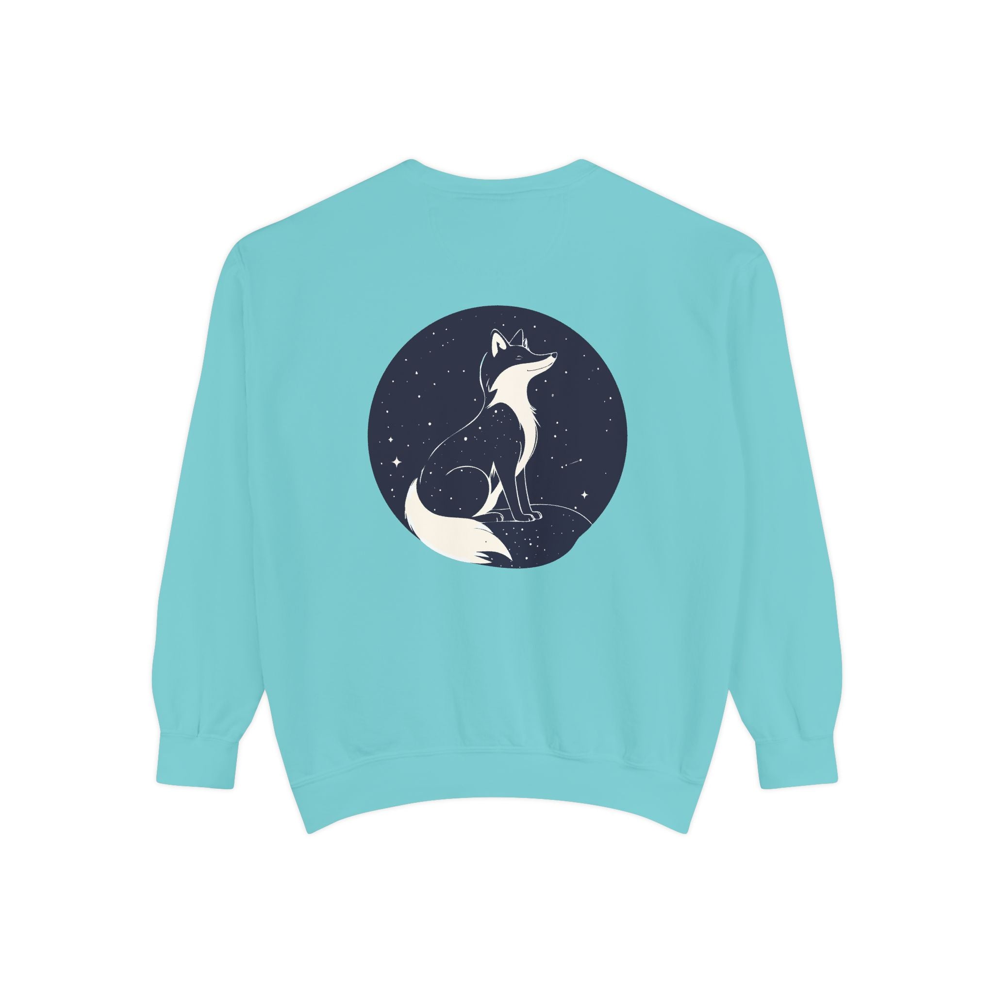 Fox Moon Sweatshirt Vintage Celestial Fox Crewneck