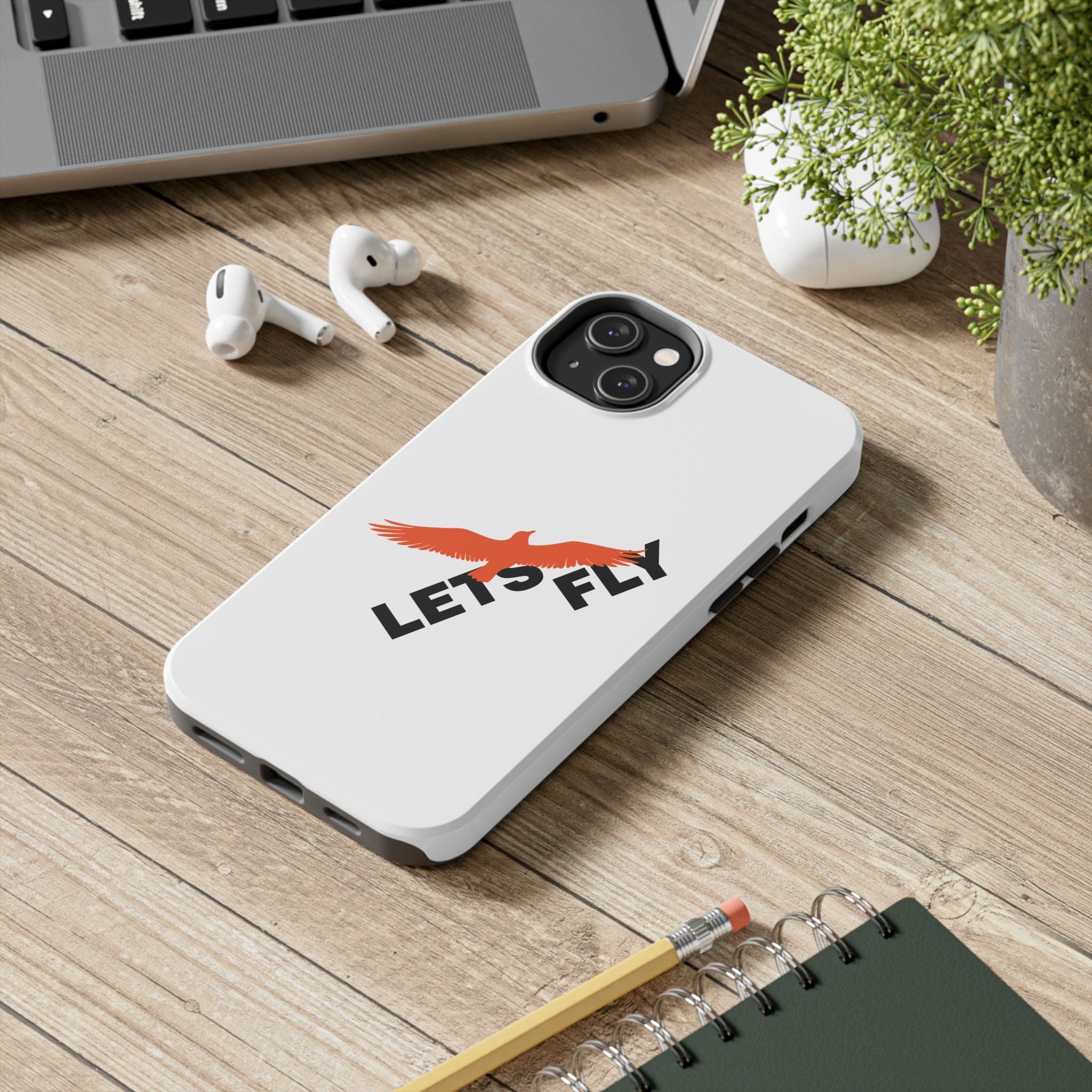 Hard Phone Case — Let’s Fly Eagle Graphic