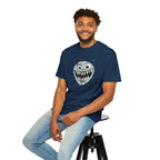 Monster Face T-Shirt Funny Creepy Grinning Monster Graphic Tee