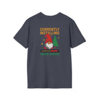 Currently Installing Festive Updates Christmas T-Shirt Holiday Gnome Tee