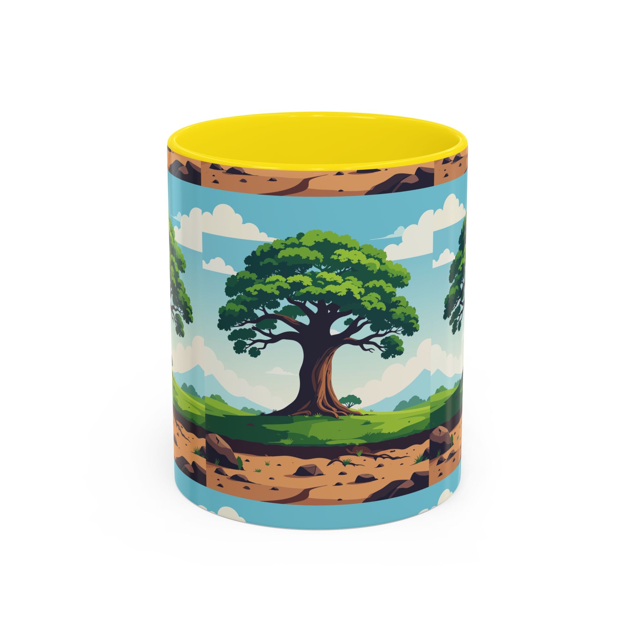 Oak Tree Scenic Accent Coffee Mug Nature Landscape 11/15oz