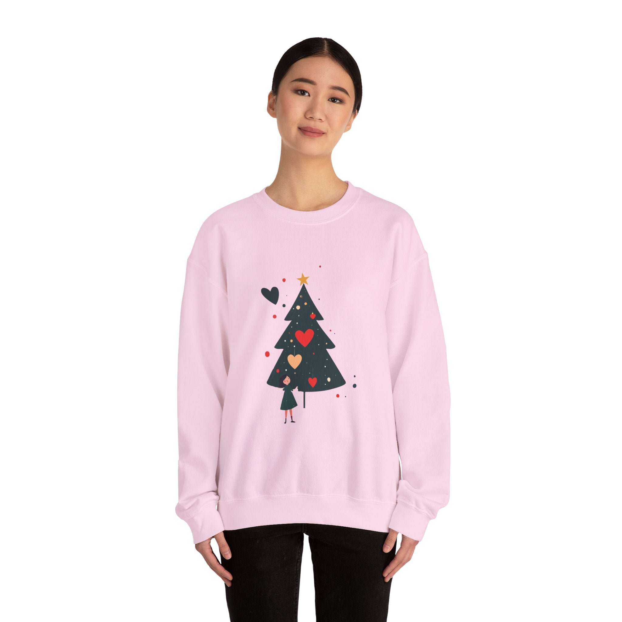 Christmas Tree Heart Sweatshirt