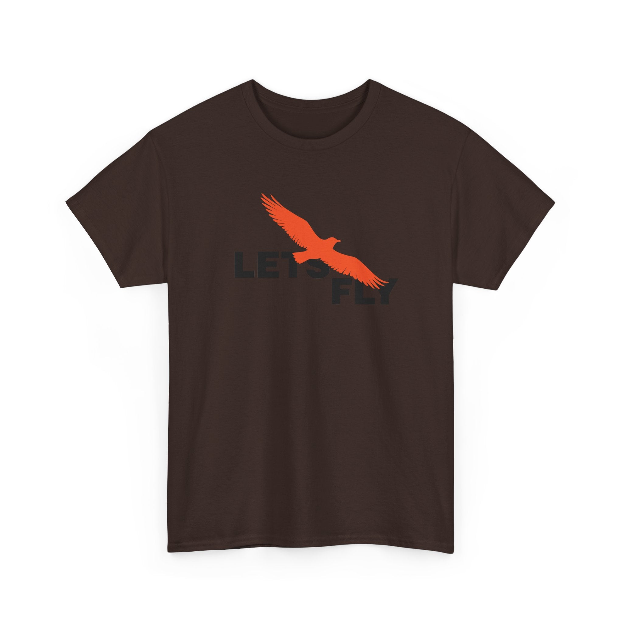Lets Fly T-Shirt — Minimal Bird Graphic Tee
