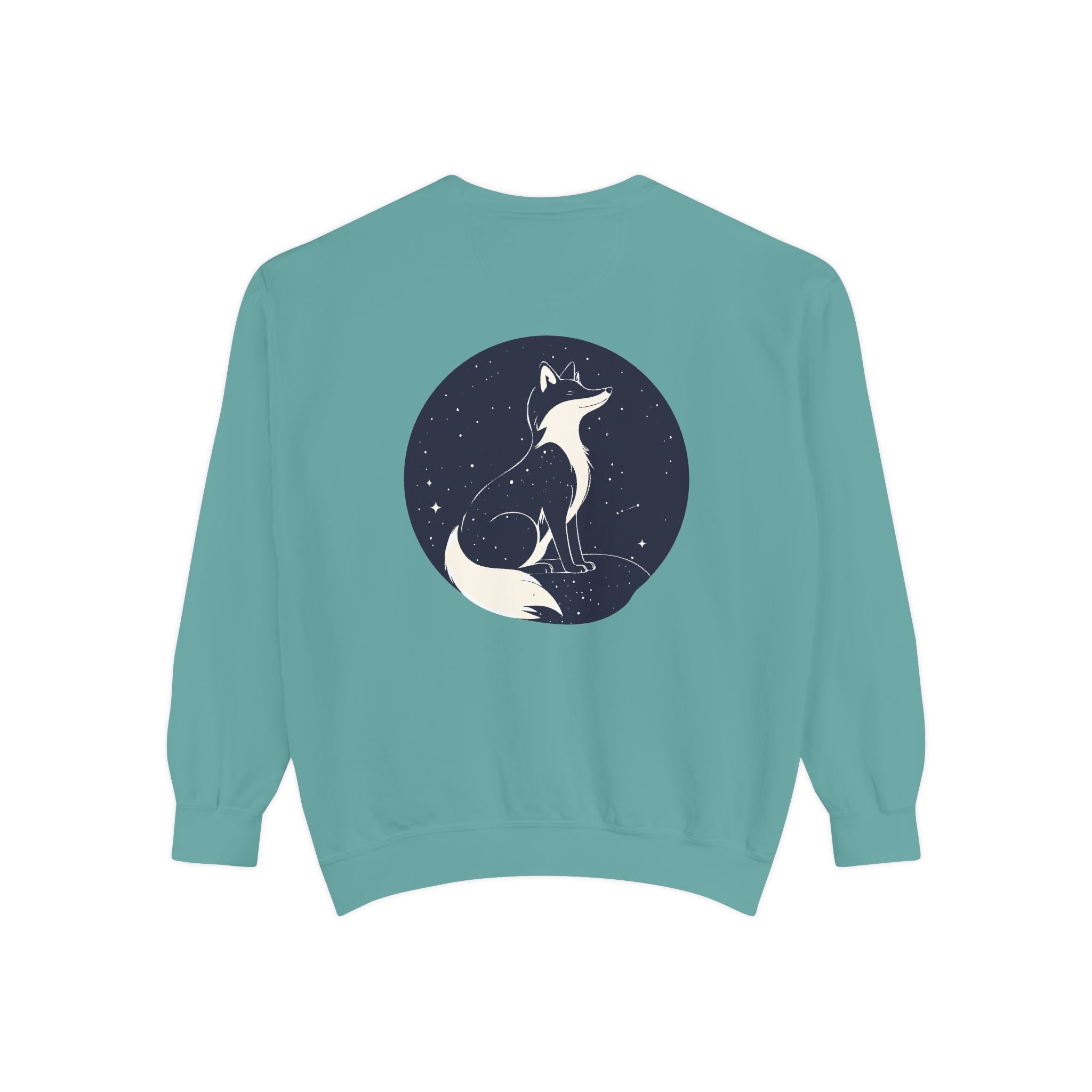 Fox Moon Sweatshirt Vintage Celestial Fox Crewneck