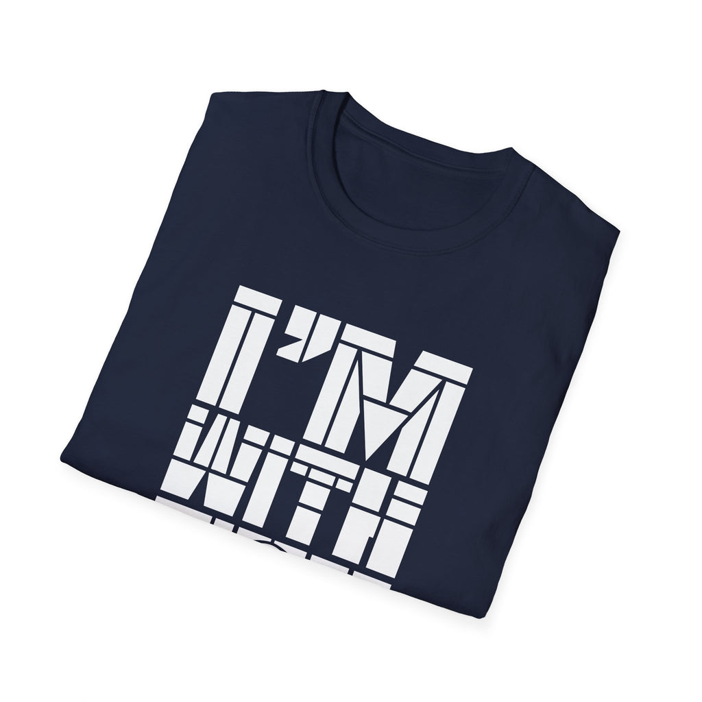 I’m With You Graphic Tee Bold Block Letter Statement T-Shirt