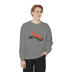 Let's Fly Sweatshirt, Graphic Bird Crewneck