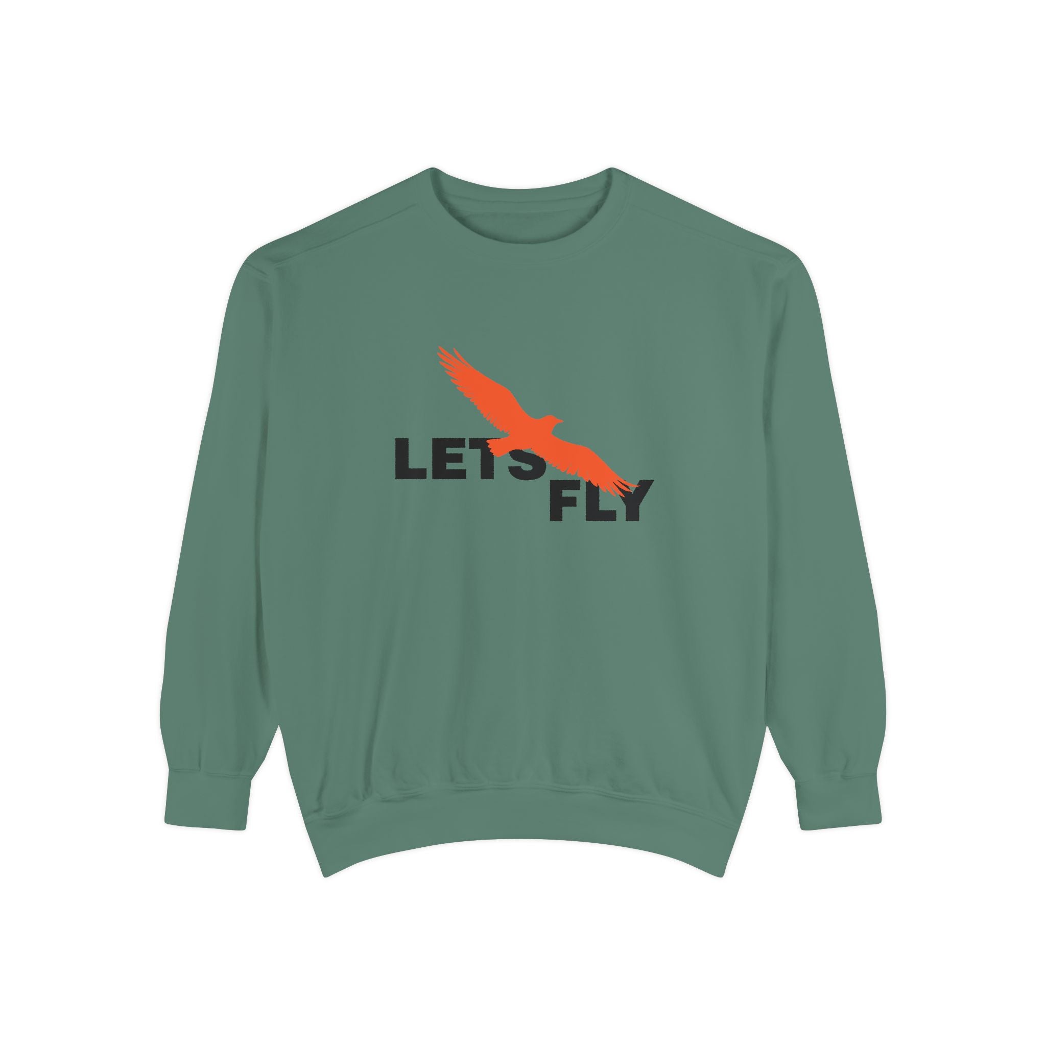 Let's Fly Sweatshirt, Graphic Bird Crewneck
