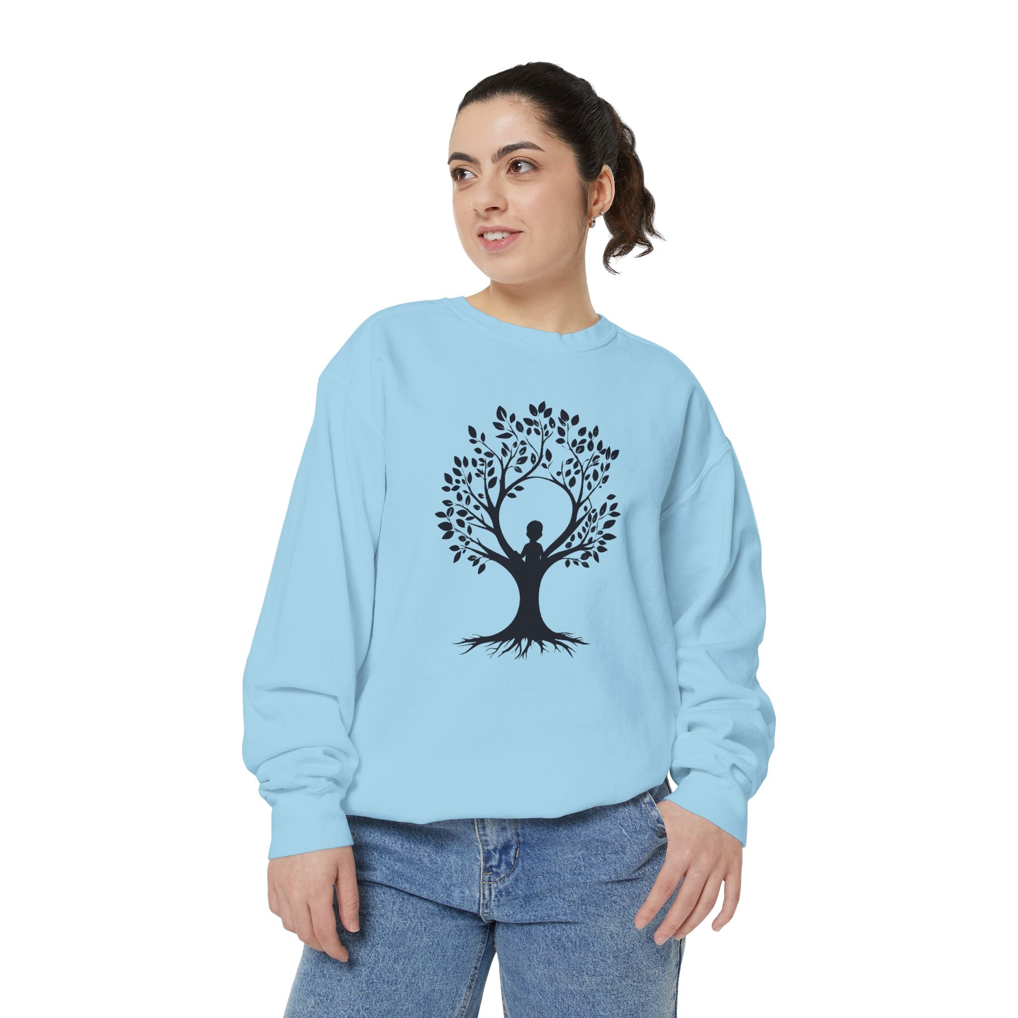 Tree of Life Sweatshirt Yoga Meditation Spiritual Crewneck
