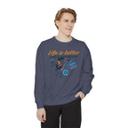 Music Lover Sweatshirt "Life Is Better With a Soundtrack" Retro Cassette Design