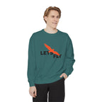 Let's Fly Sweatshirt, Graphic Bird Crewneck