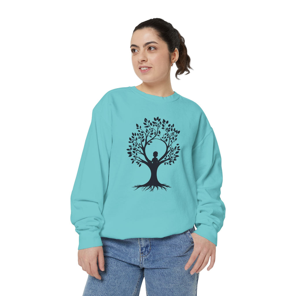 Tree of Life Sweatshirt Yoga Meditation Spiritual Crewneck