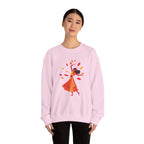 Autumn Dance Sweatshirt Fall Leaves Dancer Graphic Crewneck