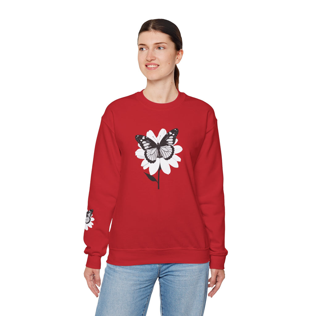 Butterfly Bloom Crewneck Sweatshirt Quiet Poise Edition