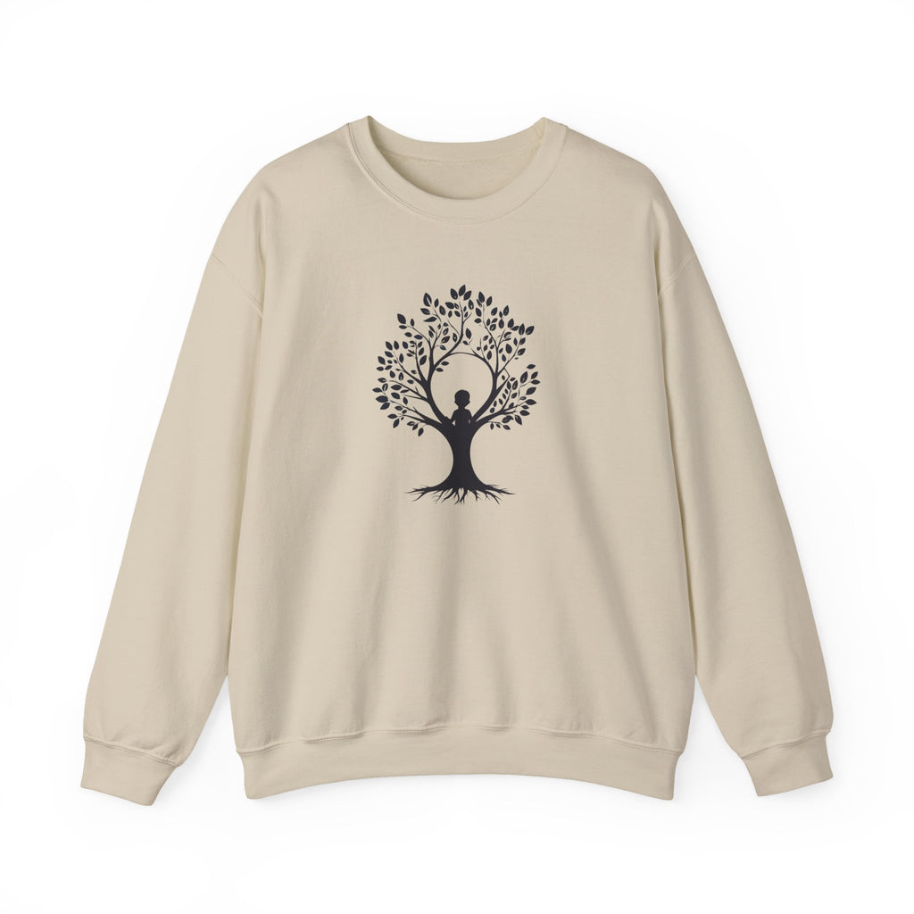 Crewneck Sweatshirt Tree of Life Yoga Silhouette