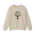 Crewneck Sweatshirt Tree of Life Yoga Silhouette