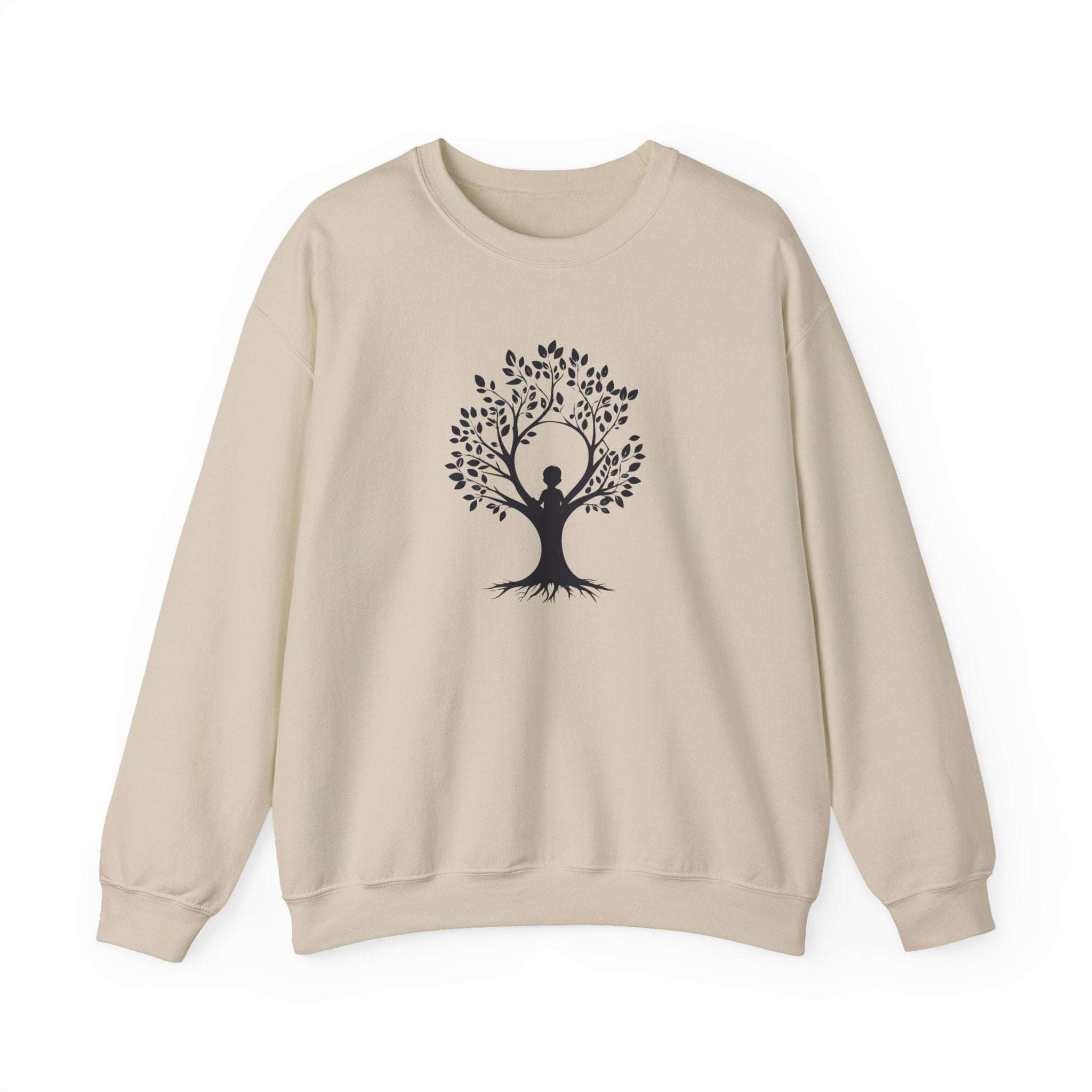 Crewneck Sweatshirt Tree of Life Yoga Silhouette