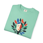Tree of Faces T-Shirt Colorful Abstract Tree Graphic Tee