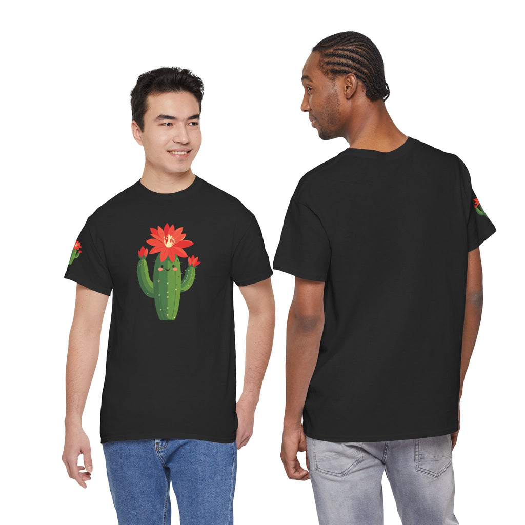 Cactus Bloom T-Shirt Cute Flowering Cactus Graphic Tee