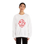Christmas and Valentine "Day of Love" Crewneck Sweatshirt