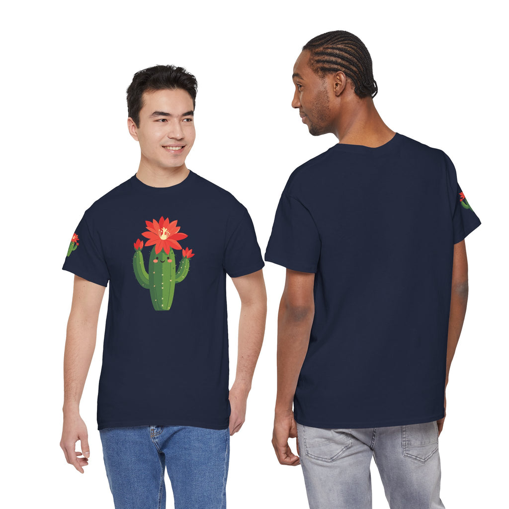 Cactus Bloom T-Shirt Cute Flowering Cactus Graphic Tee