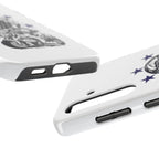 Astronaut Biker Tough Phone Case Retro Space Helmet Rider with Stars