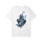 Floating Haunted Castle T‑Shirt Spooky Gothic Fantasy Tee