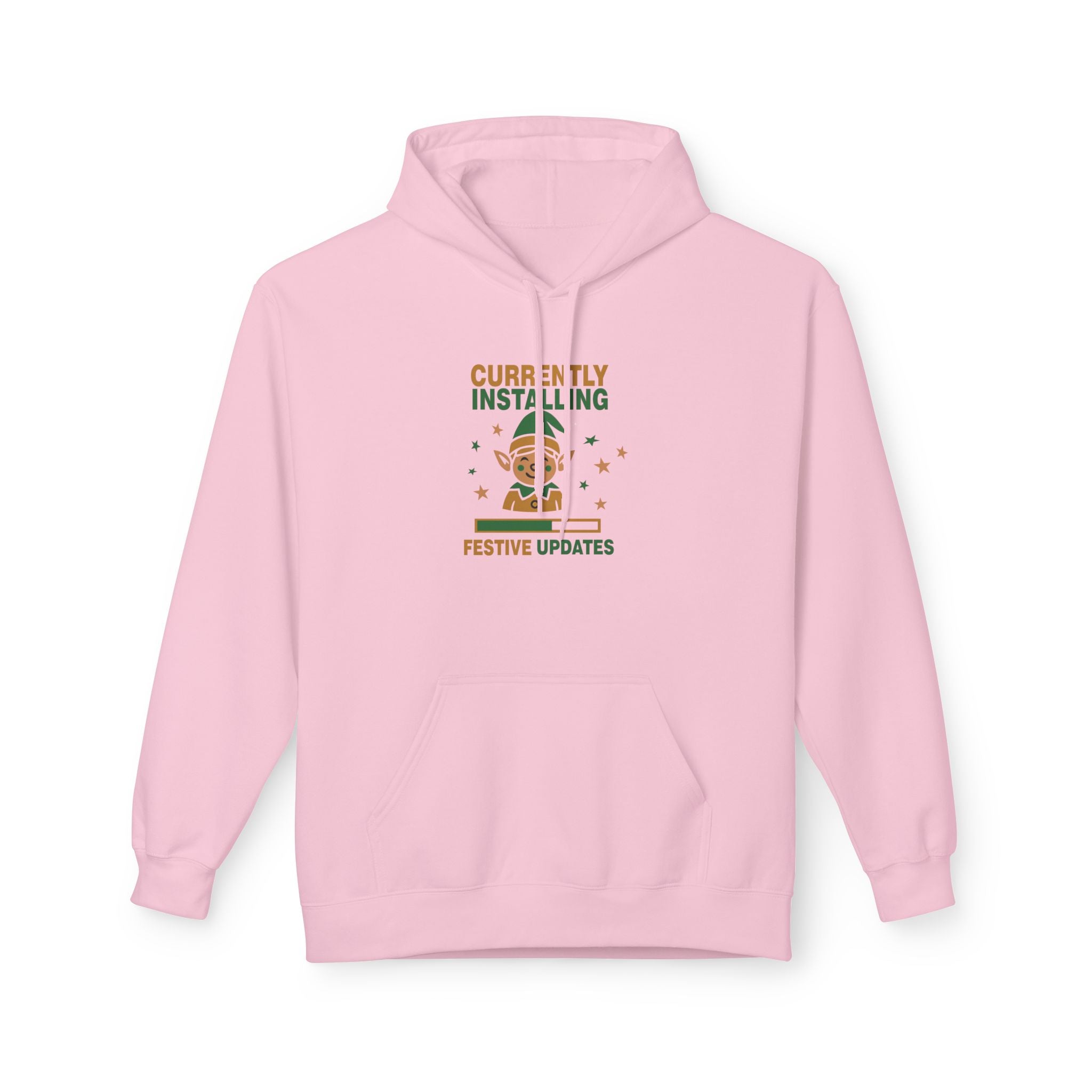 Holiday Hoodie "Currently Installing Festive Updates" Gingerbread Sweatshirt