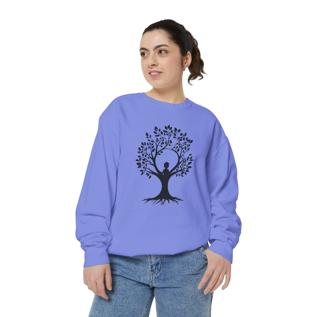 Tree of Life Sweatshirt Yoga Meditation Spiritual Crewneck