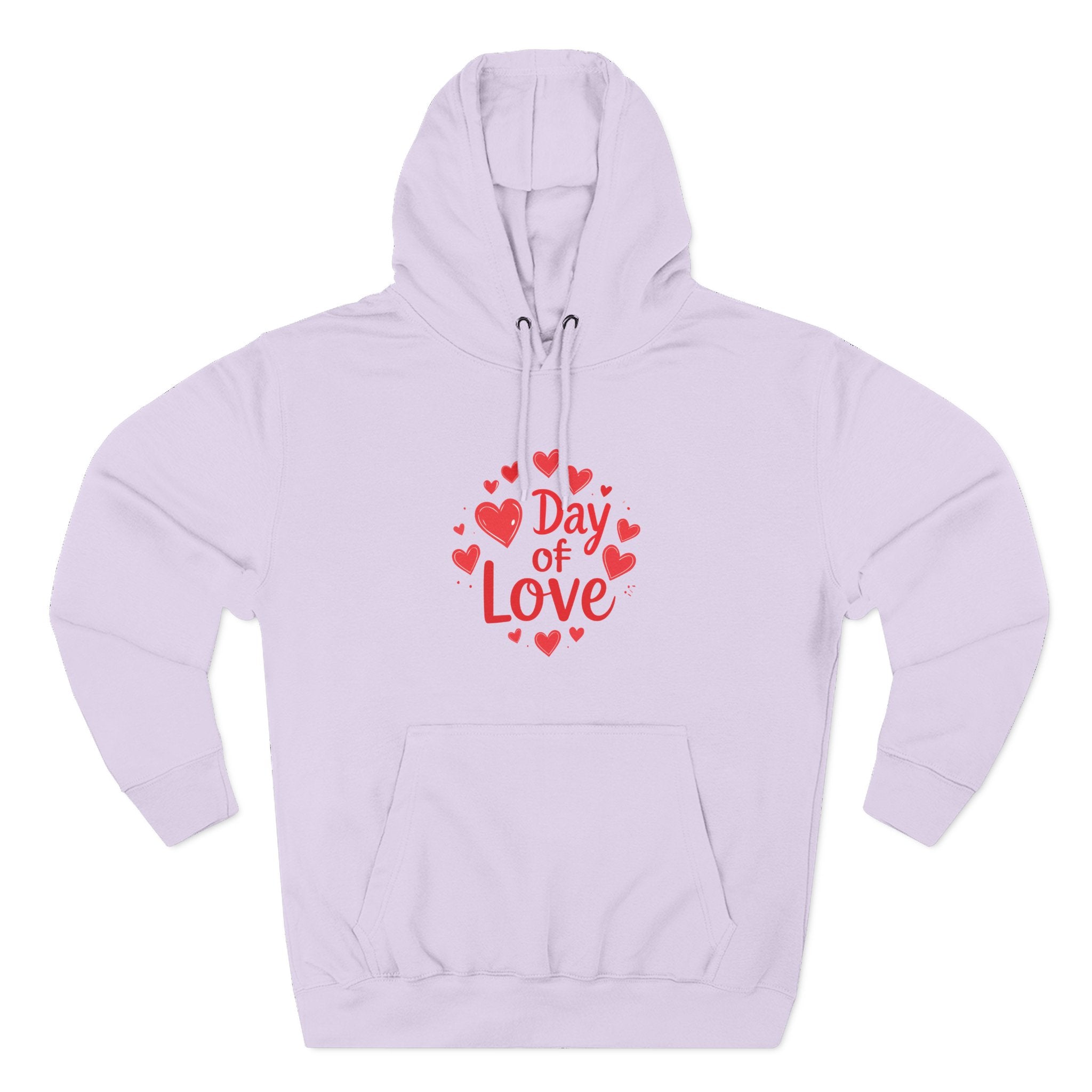Christmas Wear-Valentine "Day of Love" Hoodie - Heart Graphic Pullover