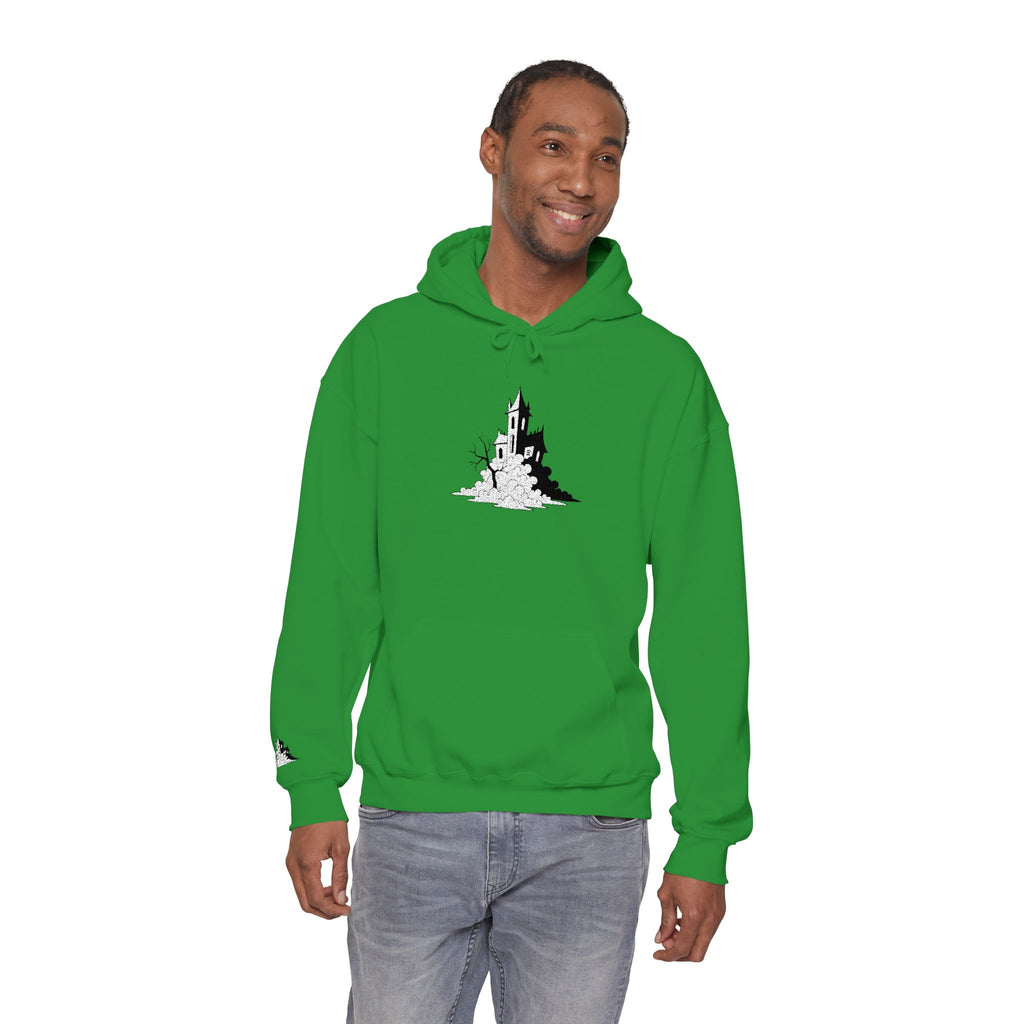 Hoodie Minimal Black Tree Silhouette Hoodie (Nature-Inspired Graphic)