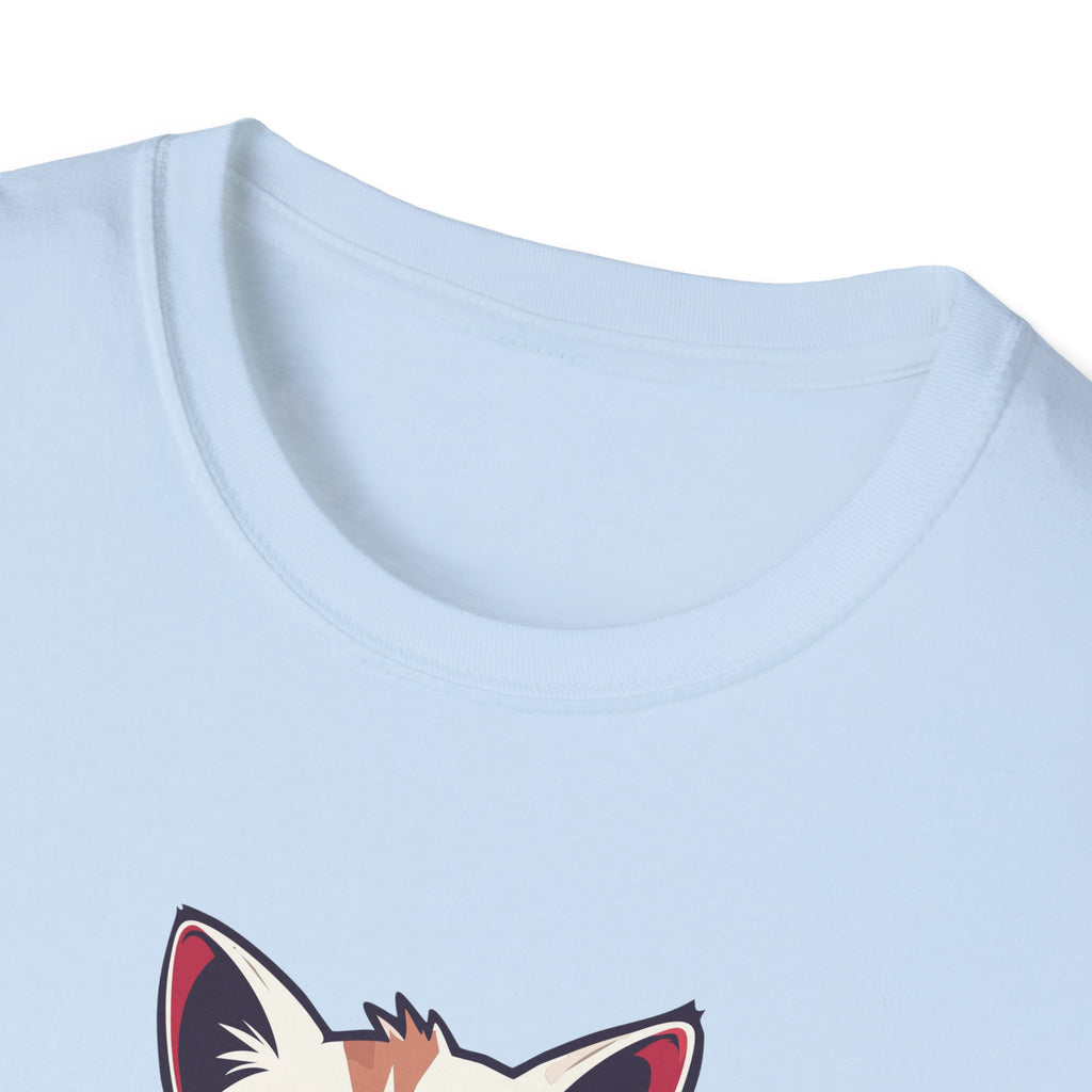 Cat Rocker T-Shirt Cool Sunglasses Cat Playing Guitar Graphic Tee