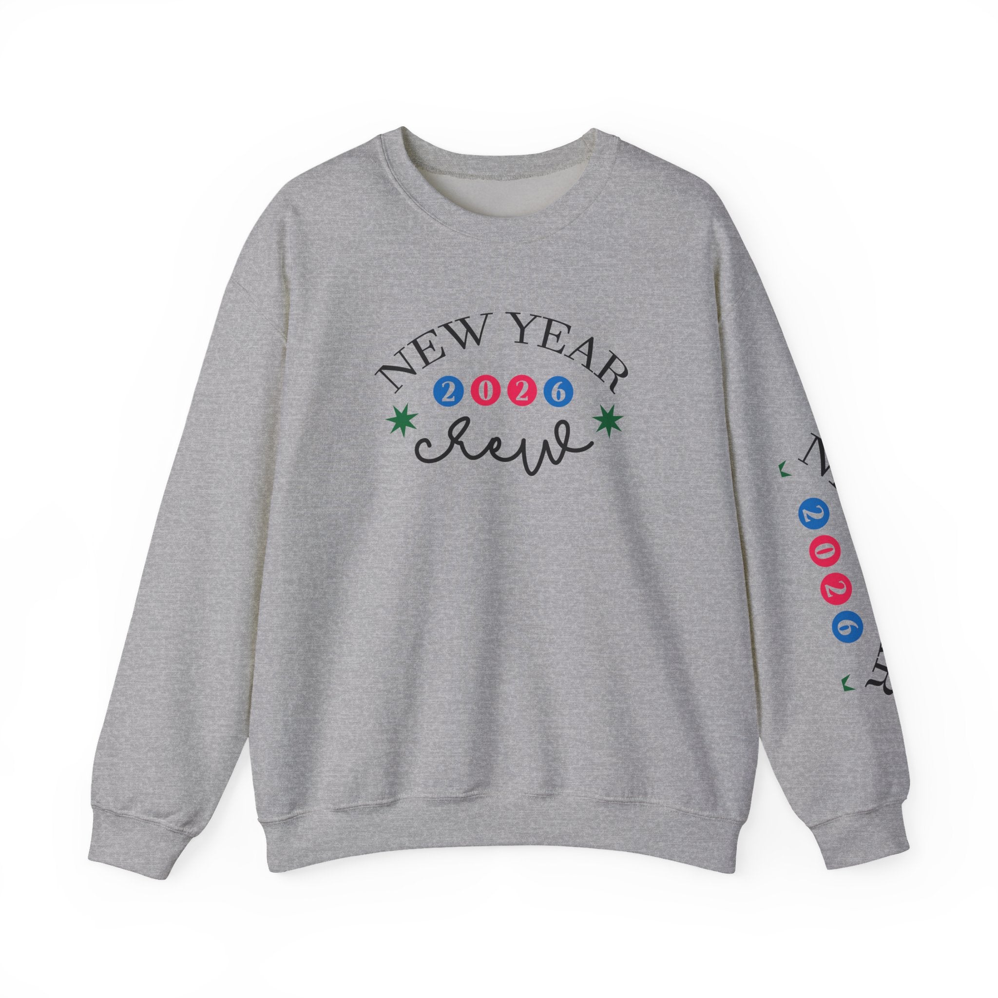 New Year Crew Sweatshirt  2026 Celebration Pullover