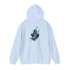 Castle Island Hoodie Floating Gothic Castle Graphic Hooded Sweatshirt