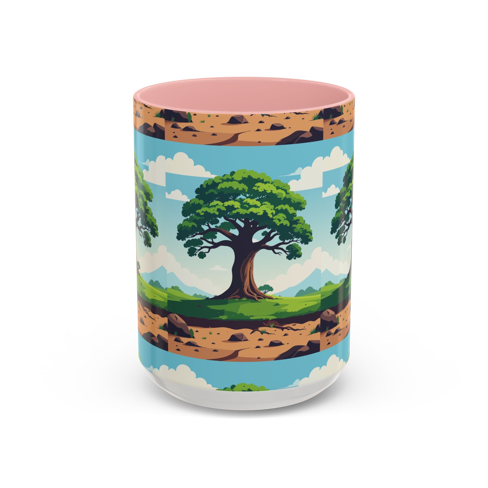 Oak Tree Scenic Accent Coffee Mug Nature Landscape 11/15oz