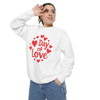 Heart Day Unisex Sweatshirt - Day of Love Design