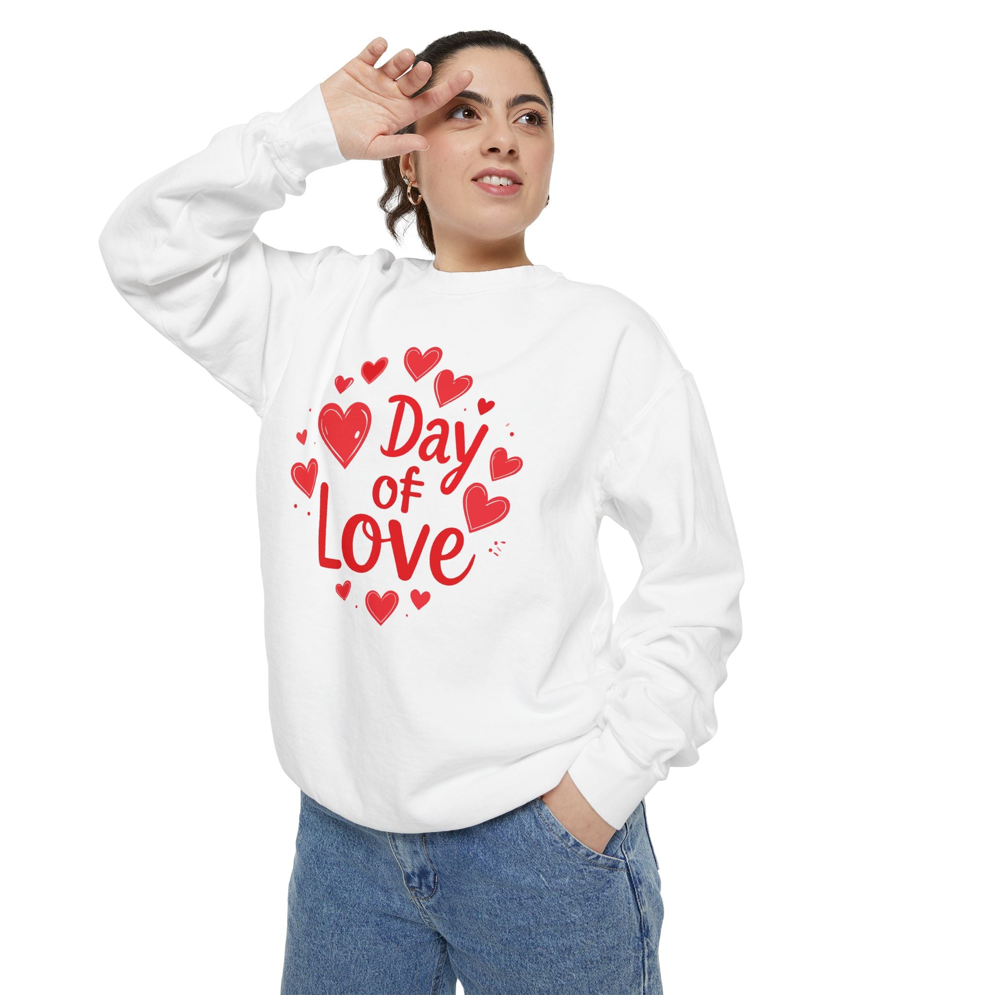 Heart Day Unisex Sweatshirt - Day of Love Design
