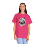 Monster Face T-Shirt Funny Creepy Grinning Monster Graphic Tee