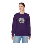 Gothic Band Crest Embroidered Crewneck Sweatshirt