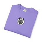 Embroidered Hyena Crest Vintage Logo T-Shirt - Minimal Animal Emblem Tee