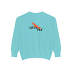 Let's Fly Sweatshirt — Graphic Bird Crewneck for Adventure Lovers