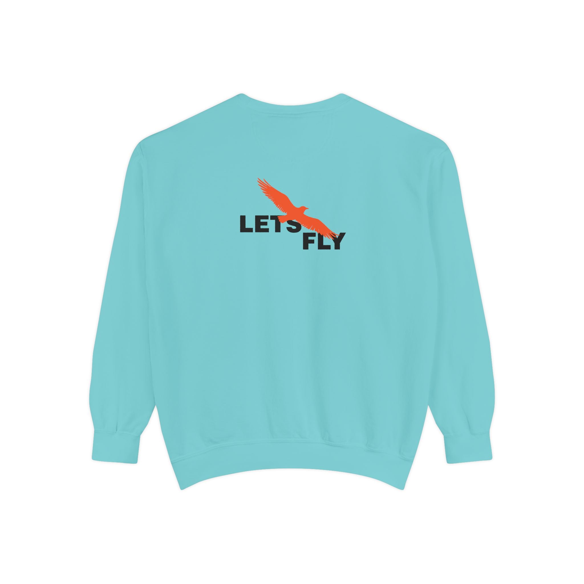 Let's Fly Sweatshirt — Graphic Bird Crewneck for Adventure Lovers