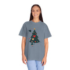 Christmas Tree Hearts T-Shirt — Cute Holiday Tree with Hearts Graphic
