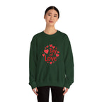 Christmas and Valentine "Day of Love" Crewneck Sweatshirt