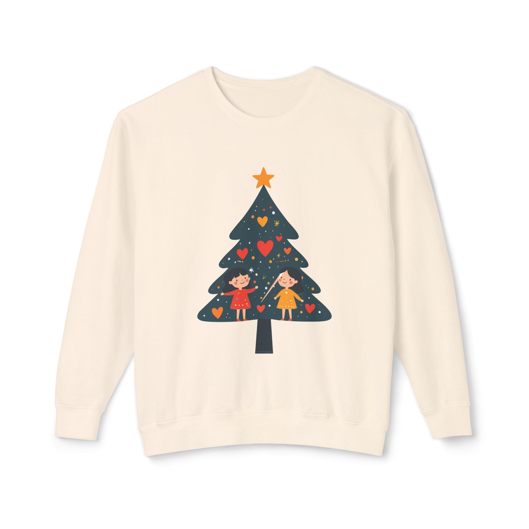 Christmas Tree Sweatshirt — Cute Kids Holiday Tree Design