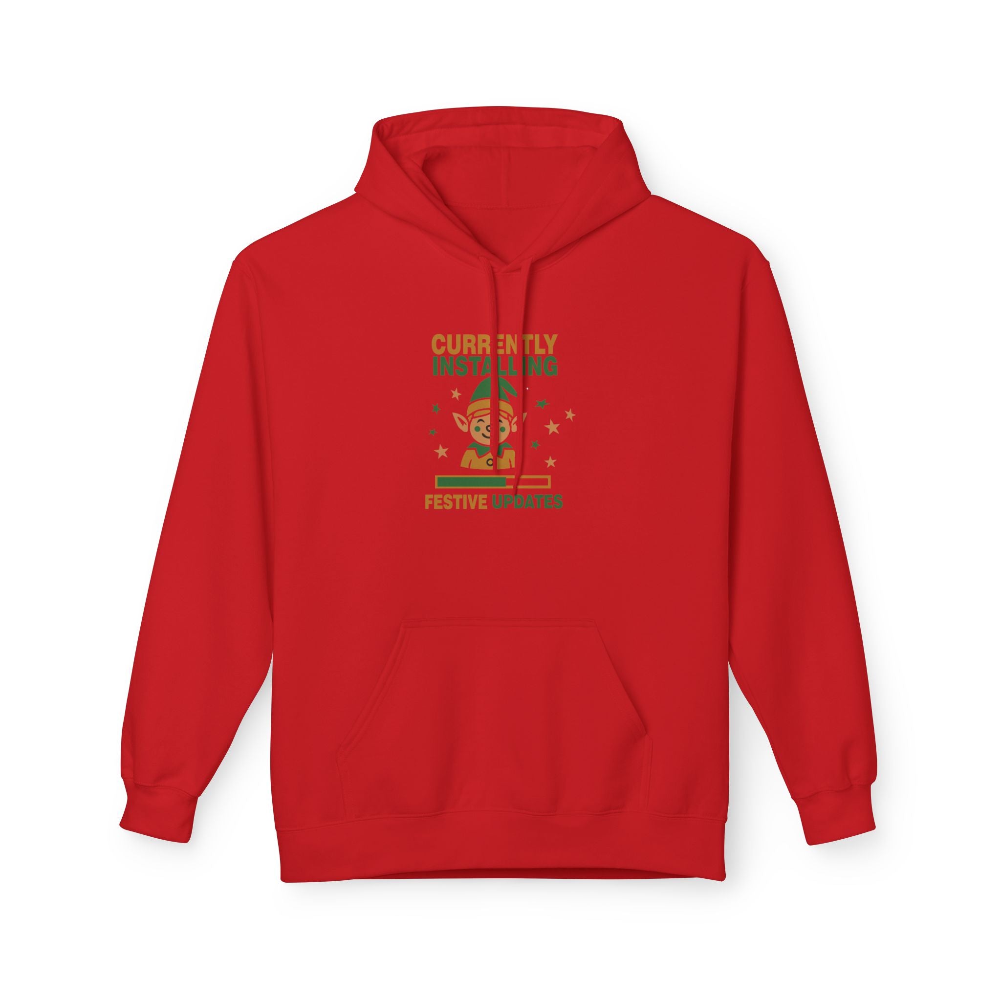 Holiday Hoodie "Currently Installing Festive Updates" Gingerbread Sweatshirt